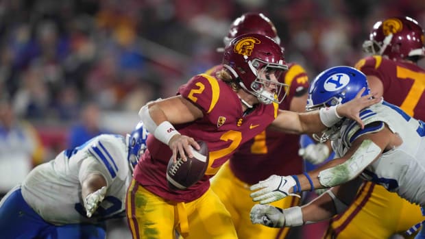 Jaxson Dart facing another school that competed for his attention in high school: BYU.